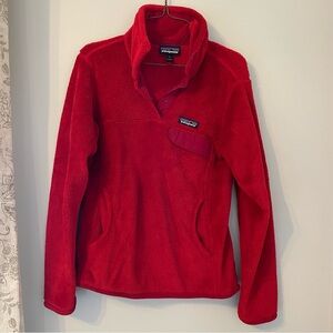 Patagonia Red Fleece Pullover